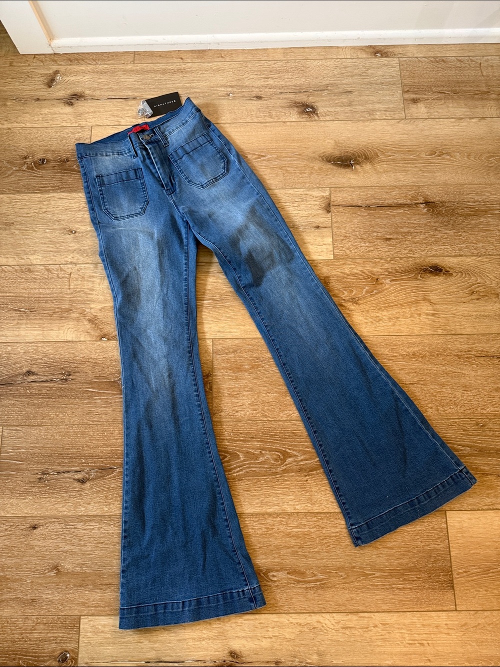 Signature Medium Blue Flare Jeans
